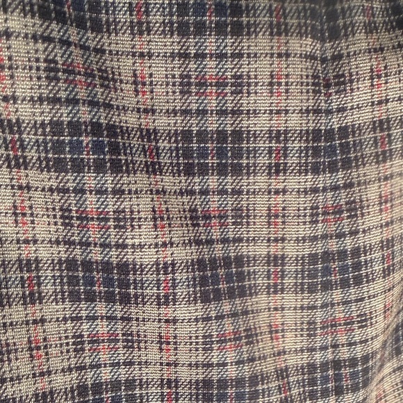 Anthropologie Sanctuary Plaid Pants Blue and Gray Women's - Picture 11 of 13